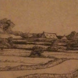 Rare Antique Signed Etching by Robert Sargent Austin, British, "Highbridge"