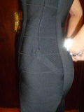 Lady's Black Vince Camuto Dress Size 2 - Diamonds Sapphires Rubies Emeralds