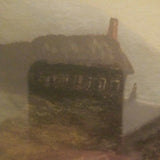 antique 19th century Water Color Painting Of Cows