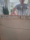 Massive Mid Century Modern Vintage Floral Signed Painting 48" X 48" #912008