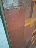 Mid Century Modern Abstract hermes colors  Painting Signed