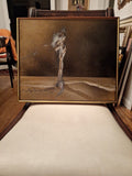 Mid Century Modern Painting Important Signed Abstract Surrealist
