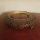 Antique Chinese Oriental Bronze Gilt Base