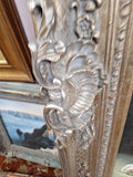 Large Framed Artwork of a Nude Asian Woman IMPERFECT CONDITION!! SEE PICS!!