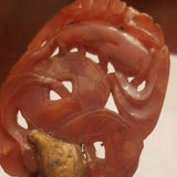 Antique Chinese Carving Jade Or Coral Animal