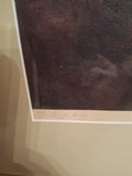 Antique Organic Watercolor Ornithological Signed