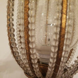 Vintage French Bagues Style Table lamp Beaded Glass