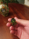 Moser 19th Century Emerald Crystal Enamel - Diamonds Sapphires Rubies Emeralds