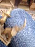 Vintage Ball Or Globe, Possibly Asian About 5" Diameter With 3 Elephant Stand