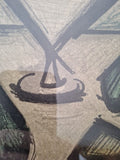 Vintage Original Bernard Buffet Lithograph Mid Century Modern