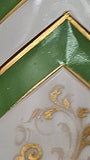 Osler Green Overlay Chandelier