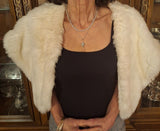 Tahari Arthur S. Levine Faux Fur Vest Size Small