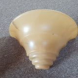Pair Of Vintage Art Deco Alabaster Mid century Modern Sconces