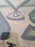 Vintage Original Bernard Buffet Lithograph Mid Century Modern
