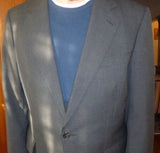 Beautiful Charcoal Gray Brooks Brothers Suit 100% Wool Made in USA Size 41