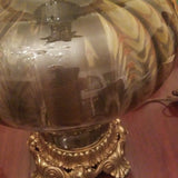 Pair Of Mid Century Modern Hollywood Regency Venetian Lamps