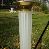 Mid Century Modern Designer 1970's Gold Chandelier