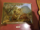 Pair of Framed Artwork by  Francois Boucher: Le Berger Endormie and Musette