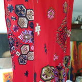 Vintage 1980's Never Worn Emanuel Ungaro Designer 100% Silk Ascot Made in Japan
