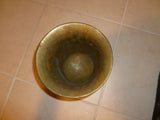 Antique Solid Brass Vintage Mortar & Pestle Heirloom - Diamonds Sapphires Rubies Emeralds