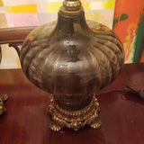 Pair Of Mid Century Modern Hollywood Regency Pair Of Venetian Lamps