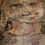 Mid century Modern Abstract Hand Painted Painting of Little Girl