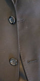 Joseph Bach Slim Fit Black Suit 100% SuperFine Australian Wool Size 42 (32waist)