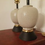 A Rare Mid Century Modern Designer Pair of Lamps