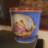 Antique Pair of Paris Porcelain Jardinieres