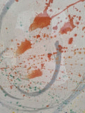 Mid Century Modern Abstract Watercolor