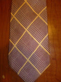 Lovely 100% Silk Polo by Ralph Lauren Wide Burgundy & Gold Tie Hand Made in USA - Diamonds Sapphires Rubies Emeralds