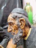 3 Rabbis Sculpture Judaica 17" X 8" X 8"