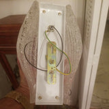 Mid Century Modern Style Deco Crystal Pair of Sconces