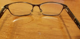 Karen Kane Mocha Wood Rose Eyeglass Frame Glasses Eyewear - 53 16 135 - Diamonds Sapphires Rubies Emeralds