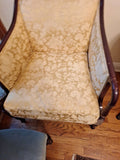 Set Of Yellow Couch And 2 Yellow Chairs