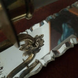 A Pair of Vintage Venetian Beveled Mirrorred Sconces