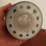 Antique Moser Overlay Bohemian Glass Triple