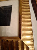Pair Of Vintage Gilt Gold Leaf Picture Frames  13.5" X 11.5" #9708