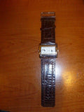 24/ seven watch leather band stainless steel case Japan Movement Water Resistant - Diamonds Sapphires Rubies Emeralds