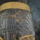 Antique Baccarat Moser Crystal Gold Vase