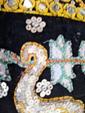 Vintage Handmade Indian Textile 22" X 16"