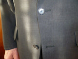 Beautiful Charcoal Gray Brooks Brothers Suit 100% Wool Made in USA Size 41