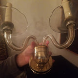 Pair of Antique Mid century Modern Venetian  Designer Sconces
