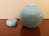A Vintage Chinese Porcelain Celadon Glazed with Green Jade - Diamonds Sapphires Rubies Emeralds