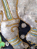 Vintage Handmade Indian Textile 22" X 17"