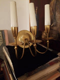 Mid century Modern Vintage Tommi Parzinger Attributed Pair of Sconces