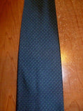100% Silk Italian Tie by Andrew's Ties Zadi of Milano Black with Green Polka Dot - Diamonds Sapphires Rubies Emeralds