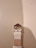 LE VIAN (LeVian) GENUINE LEATHER 14 MM WATCH STRAP ZAS 197 White  MISSING LUGS!! - Diamonds Sapphires Rubies Emeralds
