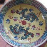 Mid century Modern Vintage Chinese porcelain Dragon Dish Set of 36 pieces