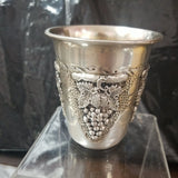 kiddush cup sterling silver 925 made in Israel at independence - Diamonds Sapphires Rubies Emeralds